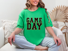 Load image into Gallery viewer, Game Day Kelly Green Graphic Tee in Multiple Colors
