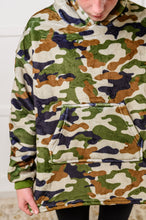 Load image into Gallery viewer, Kids Oversized Hoodie Blanket in Camo
