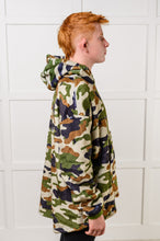 Load image into Gallery viewer, Kids Oversized Hoodie Blanket in Camo
