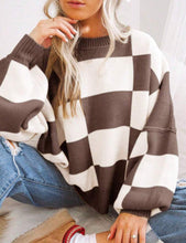 Load image into Gallery viewer, PREORDER: Cozy Checker Sweater 8.10.26
