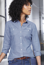 Load image into Gallery viewer, Women's Slub Chambray Shirt
