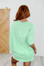 Load image into Gallery viewer, Minimal Muse Batwing Tee in Cascade Mint
