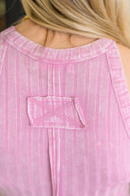 Load image into Gallery viewer, Offbeat Essential Mineral Washed Tank in Candy Pink
