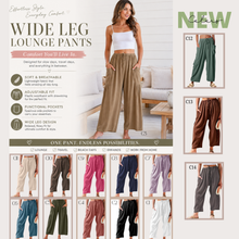 Load image into Gallery viewer, PREORDER: Wide Leg Lounge Pants RERUN 6.29.26
