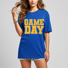 Load image into Gallery viewer, Game Day Royal Blue Graphic Tee in Multiple Colors
