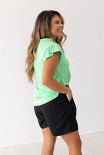 Load image into Gallery viewer, The Nicole V-Neck Top, Lime Green
