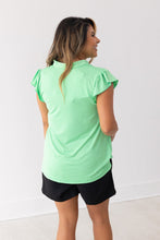 Load image into Gallery viewer, The Nicole V-Neck Top, Lime Green
