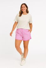 Load image into Gallery viewer, Go-Getter Shorts, Pink Gingham
