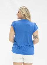 Load image into Gallery viewer, The Nicole V-Neck Top, Blue

