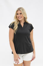 Load image into Gallery viewer, The Nicole V-Neck Top, Black
