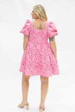 Load image into Gallery viewer, Dolly Doll Jacquard Dress, Pink
