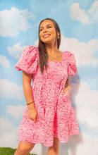 Load image into Gallery viewer, Dolly Doll Jacquard Dress, Pink
