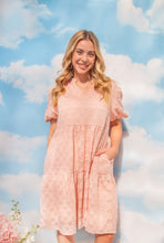 Load image into Gallery viewer, V-Neck Checkered Dress, Pink
