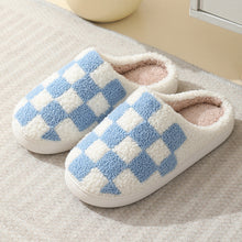 Load image into Gallery viewer, PREORDER: Checkered Cozy Slippers 8.17.26
