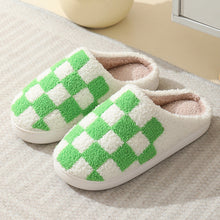 Load image into Gallery viewer, PREORDER: Checkered Cozy Slippers 8.17.26

