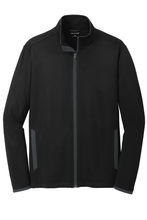 Load image into Gallery viewer, Sport-Wick Stretch Contrast Full-Zip Jacket
