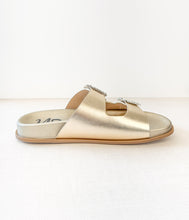 Load image into Gallery viewer, Stellar Rhinestone Buckle Slides in Gold

