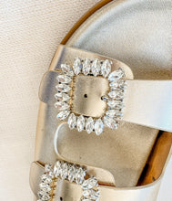 Load image into Gallery viewer, Stellar Rhinestone Buckle Slides in Gold
