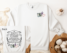 Load image into Gallery viewer, Practical Magic: Salt, Rosemary, Lavender, Love (Sweatshirt &amp; Hoodie)
