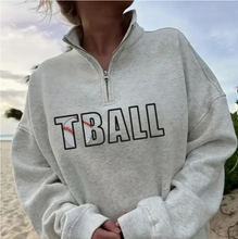 Load image into Gallery viewer, Embroidered Sports Quart-Zip Sweatshirt
