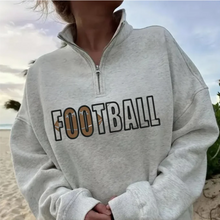 Load image into Gallery viewer, Embroidered Sports Quart-Zip Sweatshirt
