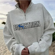Load image into Gallery viewer, Embroidered Sports Quart-Zip Sweatshirt

