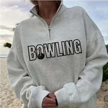 Load image into Gallery viewer, Embroidered Sports Quart-Zip Sweatshirt
