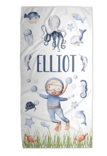 Load image into Gallery viewer, Kid's Custom Beach Towel
