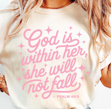 Load image into Gallery viewer, She Will Not Fall Graphic Tee
