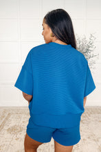 Load image into Gallery viewer, Slow Sunday Ribbed Knit Set in Classic Blue
