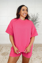 Load image into Gallery viewer, Slow Sunday Ribbed Knit Set in Hot Pink
