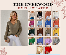 Load image into Gallery viewer, PREORDER: The Everwood Knit Sweater 7.27.26
