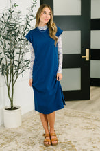 Load image into Gallery viewer, Sweet Like That Casual Dress in Light Navy
