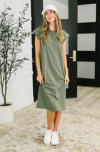 Load image into Gallery viewer, Sweet Like That Casual Dress in Light Olive

