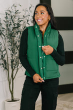 Load image into Gallery viewer, That&#39;s What I&#39;m Talkin&#39; About Puffer Vest in Hunter Green
