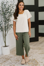 Load image into Gallery viewer, Thyme Boxy Tee in Cream
