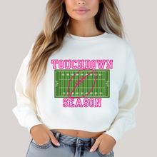 Load image into Gallery viewer, Touchdown Season in White Sweatshirt
