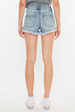 Load image into Gallery viewer, Kancan High Rise Frayed Hem Denim Shorts

