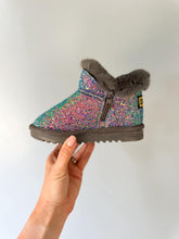 Load image into Gallery viewer, PREORDER: REREUN Vegan Leather Fuzzy Sparkle Boot 10.20.25
