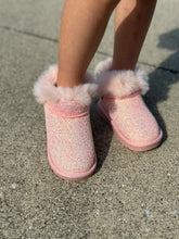 Load image into Gallery viewer, PREORDER: REREUN Vegan Leather Fuzzy Sparkle Boot 10.20.25
