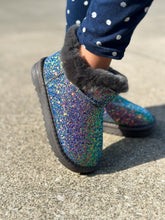Load image into Gallery viewer, PREORDER: REREUN Vegan Leather Fuzzy Sparkle Boot 10.20.25
