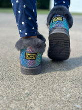 Load image into Gallery viewer, PREORDER: REREUN Vegan Leather Fuzzy Sparkle Boot 10.20.25
