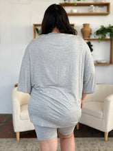 Load image into Gallery viewer, Basic Bae Bamboo Full Size Round Neck Drop Shoulder T-Shirt and Shorts Set
