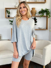 Load image into Gallery viewer, Basic Bae Bamboo Full Size Round Neck Drop Shoulder T-Shirt and Shorts Set
