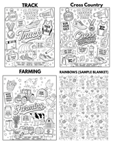 Load image into Gallery viewer, PREORDER: Custom Coloring Blanket 7.27.26
