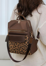 Load image into Gallery viewer, PREORDER: Two Tone Leopard Backpacks  8.17.26
