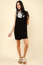 Load image into Gallery viewer, VERY J Tie Shoulder Front Pocket Romper
