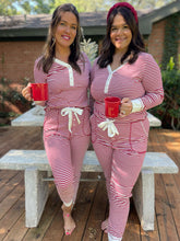 Load image into Gallery viewer, PREORDER: Candy Striped Pajama Pants Set
