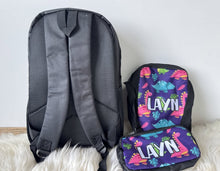 Load image into Gallery viewer, PREORDER: Custom Backpack, Lunch Bag + Pencil Case Set 6.29.26 osym
