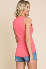 Load image into Gallery viewer, Culture Code Full Size Ribbed Round Neck Tank
